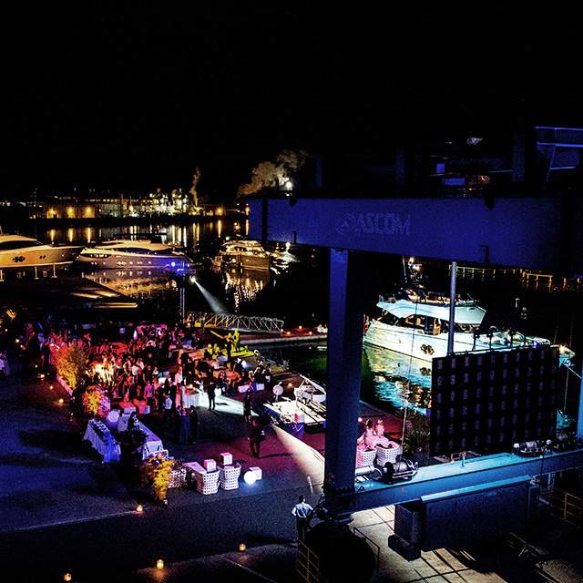 The new MCY 80, a symbol of the company's vision, is presented in Trieste